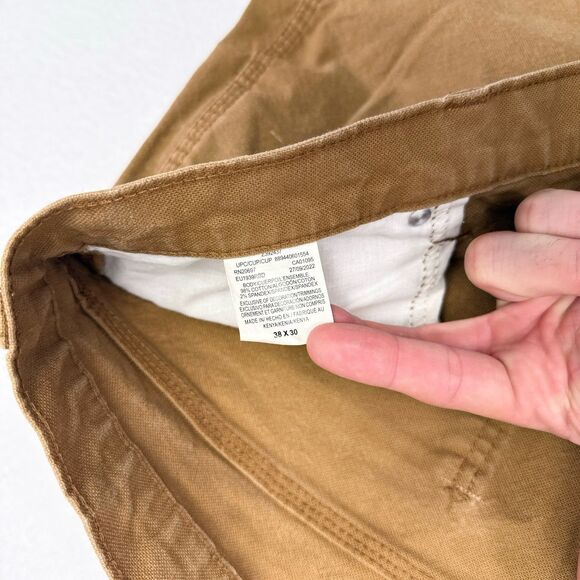 Dickies Pants Size 38 x 30 Relaxed Fit Heavyweight Duck Canvas Carpenter Work - Picture 5 of 7